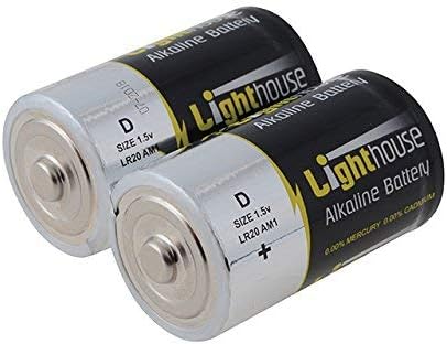 Светилник-Алкални Батерии D LR20 14800mah Пакет од 2-L/HBATD