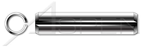 M5 x 12mm, ISO 8752, метрички, склопени пролетни иглички, тешка должност, AISI 301 не'рѓосувачки челик