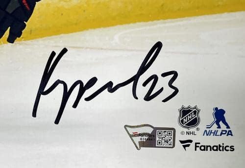 Филип Курашев потпиша 8x10 Chicago Blackhawks NHL Photo Fanatics - Autographed NHL фотографии