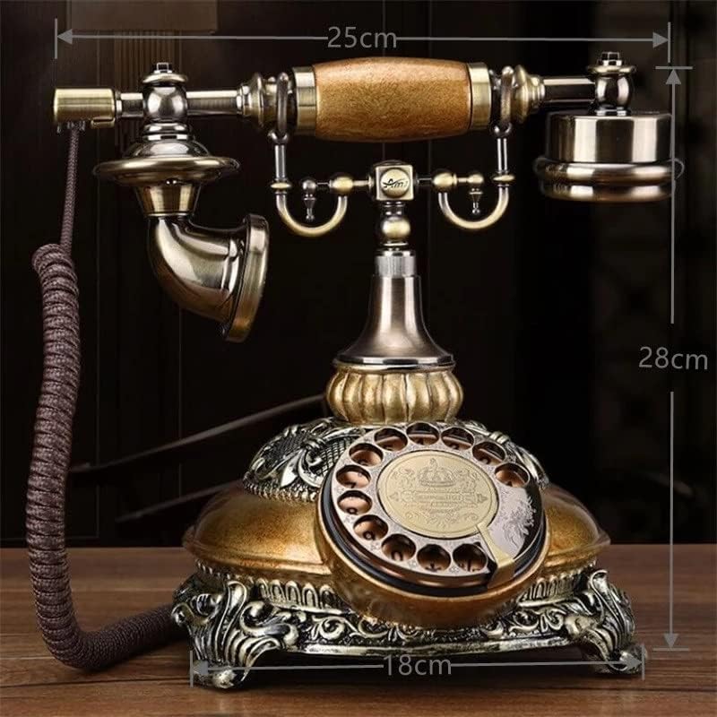 ZSEDP FSHION ROTARY DIAL LANSLINE THENER CORDER ANTIQUE FIXED TELEPHONE