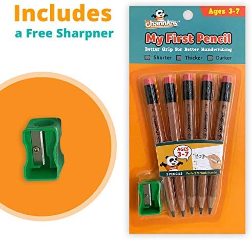 Лесно е да се одржи дрвениот олово 2Б графит претходно острини моливи за деца со острилка за моливи, дрво, 2 пакувања