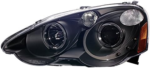 SPPC Проектор Фарови Црна Собранието Во собата СО LED Хало За Acura RSX-Вклучува Возачот Лево И Патнички Десната Страна Замена Фаровите