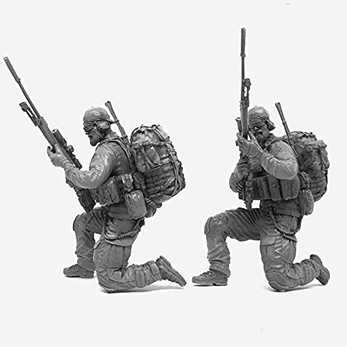 RISJC 1/35 Воена тема УС командо -смола модел комплет несакан и необоен мини војник комплет 720A46
