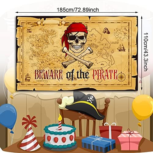 Пиратски Партија Фотографија Позадина Пиратски Богатство Мапа Позадина Пиратски Наутички Тема Ѕид Виси Таписерија Декорација За Деца Пиратски