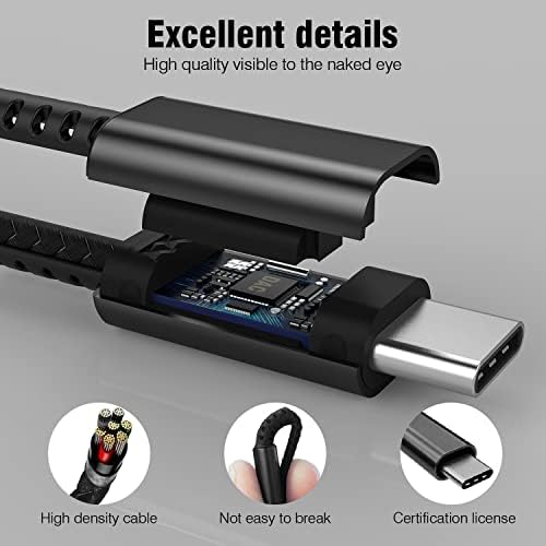 Адаптерот за приклучоци за слушалки USB C до 3,5 mm AUX, 2pack Type C до слушалките Аудио адаптер компатибилен со Pixel 4 3 2 XL, Samsung Galaxy