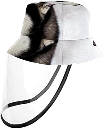 Заштитна капа за возрасни со штит за лице, рибарска капа Анти сонце, животинско меин коун