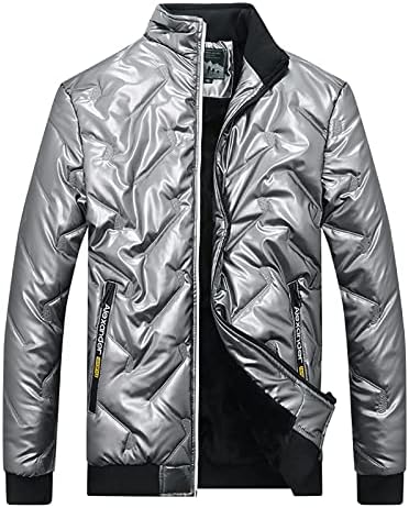 Есен јакна Човечки клуб плус големина со долга ракав модерен џеб јакни удобност густа цврста боја ветровитоф Худи10