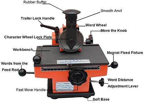Полу -автоматски лим етикетирана метална етикета машина за печатење машина метал ембосер Работна плоча за метални различни тркала со