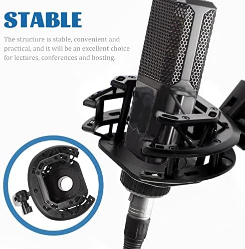 Биенака микрофон шокМоун пластична анти -вибрација Универзален држач за микрофон црни загради