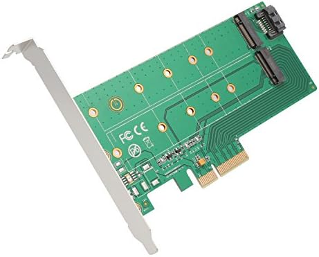 I/O CREST M2 SSD NVME M-KEY до PCI-E 3.0 X4 адаптер картичка и SATA B-Key M.2 до SATA Port Convertor 22110 2280 2260 2242 2230 До