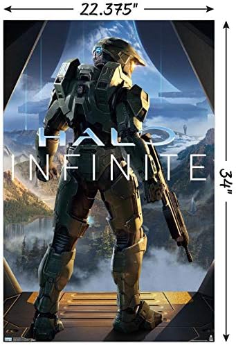 Trends International Halo Infinite - Key Art Wall Wall постер, 22.375 X 34, нерасположена верзија
