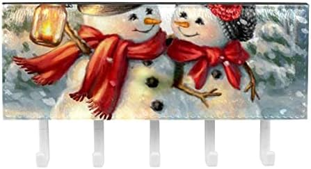 Куки за геротр за виси, лепила куки, куки за wallидови за виси, Божиќен снежен човек