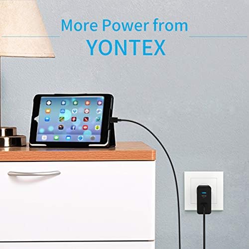 USB C Chargerид полнач, yontex 30W двојно полнач за порт со приклучок за преклопување, испорака на електрична енергија од 30W и брзо полнење
