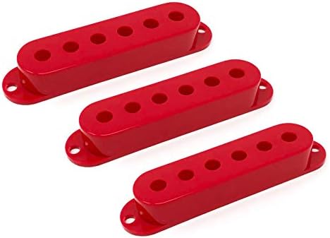 Гроздобер Forge Forge Red Plastic Pickup Site Coil Pickup за Fender Stratocaster Strat Electric Guitar PCST-RD