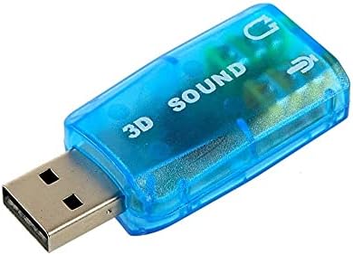 XXXDXDP 1 парчиња 3D АУДИО Картичка USB 1.1 За Mic/Звучник Адаптер Опкружувачки Звук 7.1 CH за Лаптоп Лаптоп