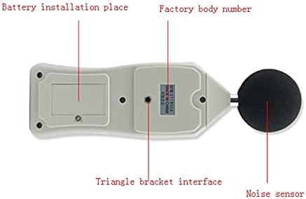 Тестер за бучава BHVXW 30-130DB Преносен мерач на мерач на дигитален децибел за детектор за детектор на децибели