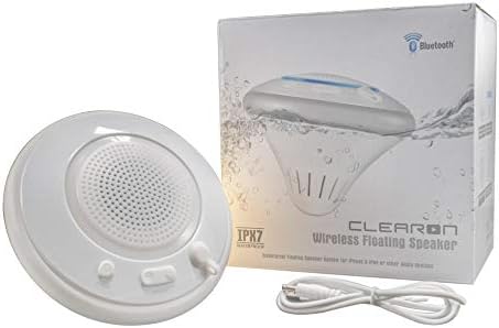 Безжичен пловечки звучник на безжичен лебдат IPX7 Сертифициран водоотпорен водоотпорен - идеален за базен и туш - RGB осветлување на расположението