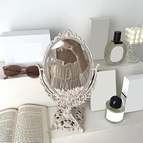 WYFDP шминка огледало Cutelife Nordic Silver Plastic Retro Decorative Mirror Mirror Mirric