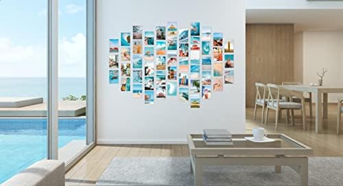 Комплет за wallидни колаж естетски слики за соба на wallидови - wallиден колаж комплет за спални декор за тинејџери - постери од сина плажа