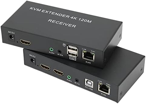 4k HD Мултимедијален Интерфејс Екстендер, HDMI Сплитер USB Единствена МАЧКА 5E 6 120M KVM Еден Мрежен Екстендер, За Тастатура Глувчето,