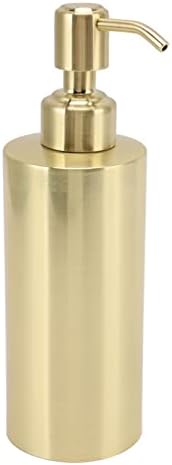 Нерѓосувачки Челик Златен Сапун Диспензерот Голем Капацитет 8.7 Мл Шишиња Диспензерот Со Пумпа За Бања
