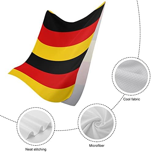Знаме на Германија Брзи суви крпи за миење садови високо апсорбирани крпи за лице за лице за рачни крпи за бања бања хотел