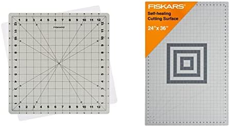 Fiskars 14x14 инчи само заздравување ротирачки сечење мат и 8x8 инчи ротирачко сечење душек