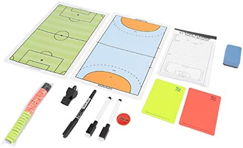 Плоча за тактики за фудбалски тактики Поставете комплет за магнетни тактики со табла со табла за рекордни книги за фудбалска кошаркарска