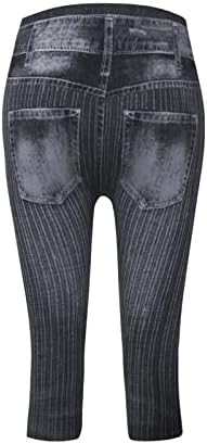 Оамндеа дами Капри хеланки џогери џегингс со високи панталони за жени за кревање панталони за кревање удобни хеланки
