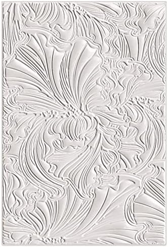 3-Д текстурирани впечатоци од Sizzix, впечаток на папката апстрактни цвеќиња, 665598, повеќебојни