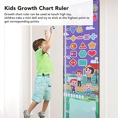 Детска шема за раст на висината, висина за мерење на владетелот играчки 6 топки табла игра играчка играчка за деца за деца