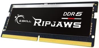 G.Skill RipJaws DDR5 SO-DIMM серија 16 GB 262-Pin SDRAM DDR5 4800 CL38-38-38-76 1.10V Меморија на единечен канал F5-4800S3838A16GA1-RS