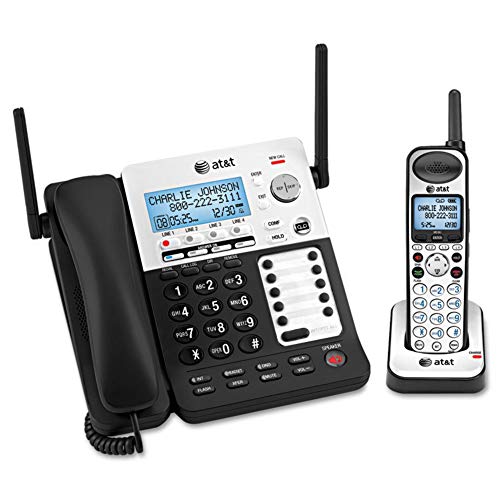 AT & T SB67138 SB67138 Dect 6.0 Систем за телефон/одговарање, 4 линија, 1 кабел/1 слушалка без безжично