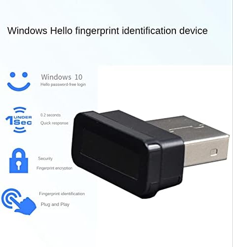 Hiccyrody Мини USB Читач На Отпечатоци Уред За Здраво Биометриски Безбедносен Клуч