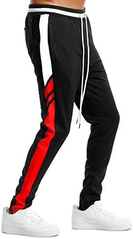 Блекер и Мерсер Менс активни тенок, атлетски патеки модни панталони панталони, дно на дното