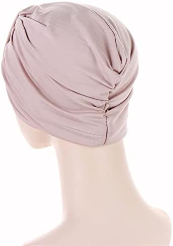 Womenенски јазол мода плетиран турбан капа за спиење капа за спиење 6мм Про продавница