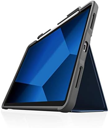STM Dux Plus, Ultra заштитен случај за iPad Air 5 -ти/4 -ти генерал - држач за молив на Apple поддржува полнење - солиден и капка