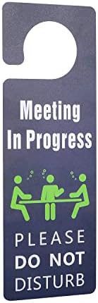 Kichwit 2 пакет состанок во знак за напредок, двострана, ве молиме, не вознемирувајте знак, знак за приватност за канцеларии