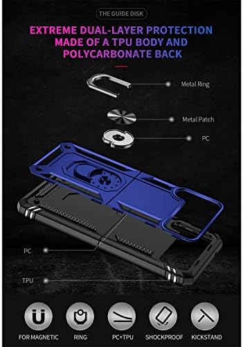 Компатибилен Со Samsung Z Flip 4 Случај Тежок Надграден Тенок Шок-Заштитен Капак На Телефонот, Вграден Ротирачки Држач За Магнетски