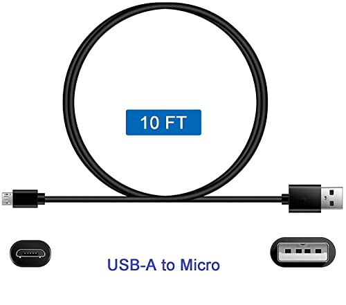 Долг USB Кабел За Напојување За Roku Streaming Stick, Roku Express 4k/+, Замена На Кабелот За Полнење Roku Premier