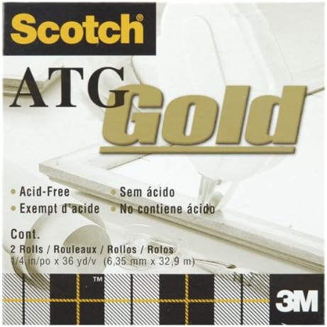 Шкочка АТГ лента за трансфер на злато .5in x 36yards транспарентен