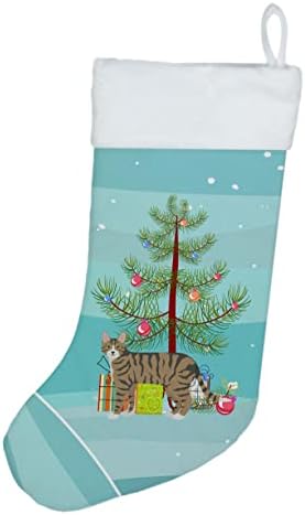Богатства на Каролина CK4608CS DRAGON LI 2 CAT MERRY CHRISTHR CHRISTHEN CHRISTHOR, камин што виси чорапи Божиќна сезона забава Декорации за