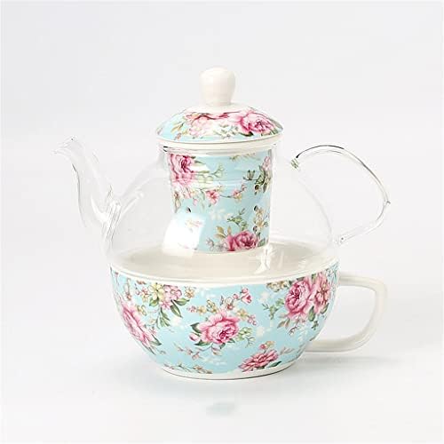 N/A Garden Clower Porcelain чајник Англиски попладневен чајник постави кафе дома украс Домаќин подарок