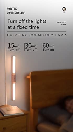 ZSEDP работна ламба ротација на двојна глава предводена табела за ламба преносна USB ламба канцеларија за полнење во спална соба во кревет