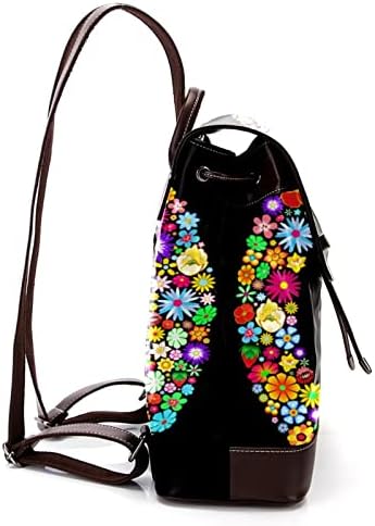 VBFOFBV Травел ранец за жени, пешачки ранец на отворено спортски рак, секојдневен ден, цвет во боја на мир, мир во боја