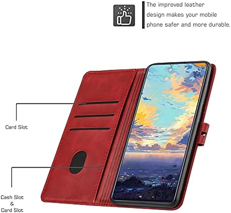 MEMAXELUS Flip Случај За Xiaomi 12T 5G, Mi 12T Pro 5G Паричник Случај Со Магнетни Kickstand Картичка Носителот Слот Ретро Шарени Дизајн