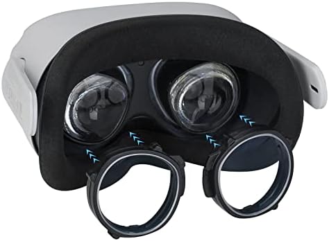 RCGEEK Миопија Очила Леќи За Oculus Потрагата 2, VR Леќа Вметнете За Oculus Потрагата 2, Двојна Заштита &засилувач; Лесен За Инсталирање