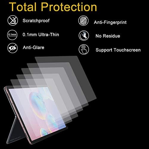 Заштитник на екранот на Keanboll 3 Pack за Samsung Galaxy Tab S6 Lite 10.4 инчи 2022/2020 Андроид таблета, Мат заштитен екран за анти -сјај,