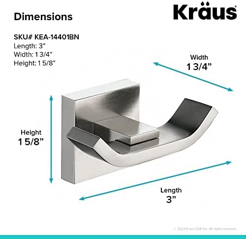 Додатоци за бања на Kraus KEA -14401BN - Додатоци за бања со двојна кука