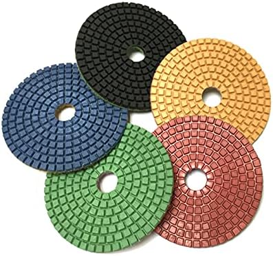 Подлога за полирање со дијаманти од 7 -тина 3inch 80мм влажна флексибилен диск за мелење за алатка за полирање на мермер бетон 3DS1 од делови XMeifei